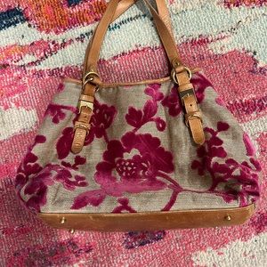 Glenda Gies Floral Handbag